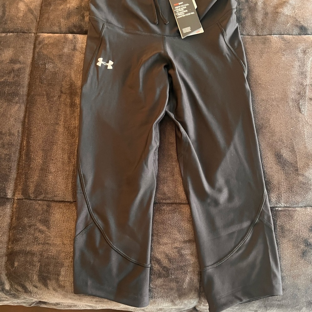 Under Armour Black Athletic Leggings knee high